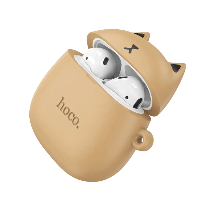 Audífono Bluetooth TWS hoco. EW45 Caramel Cat2