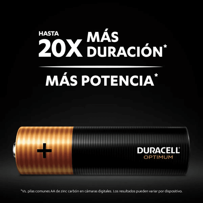 Pila Alcatina Duracell Optimum AA - Pack x62