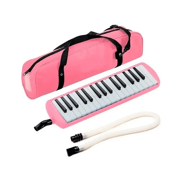 Melódica 37 Tonos Füssen con Funda y Boquilla Rosado2