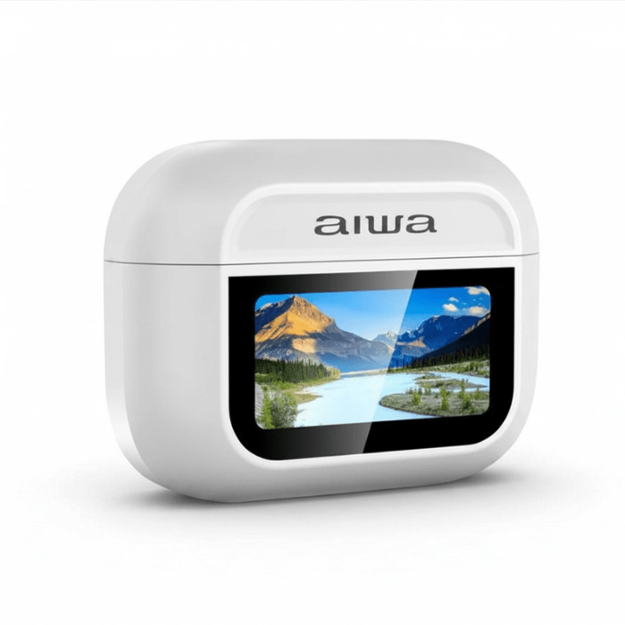 Audífono Bluetooth TWS Aiwa AW-TWSGPRO Pantalla Blanco2