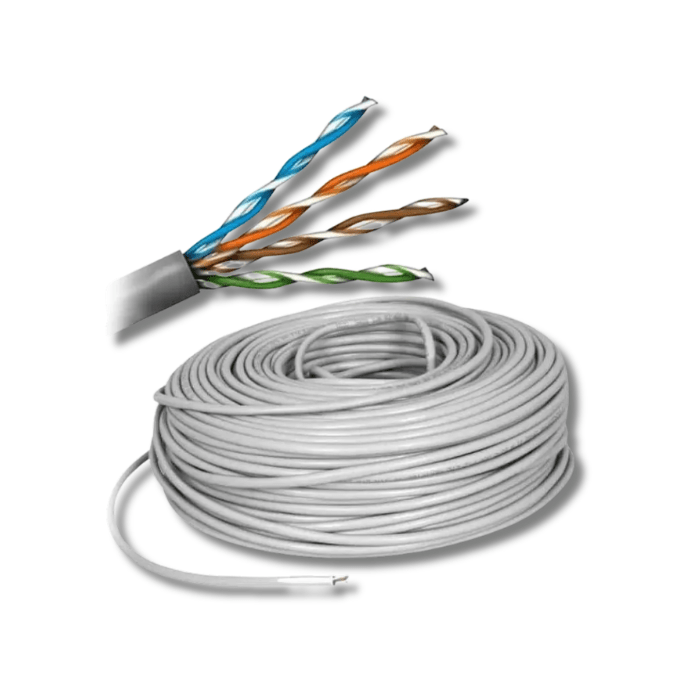 Cable de Red Cat.5e Ulink 24 AWG CCA Rollo 100.0m2