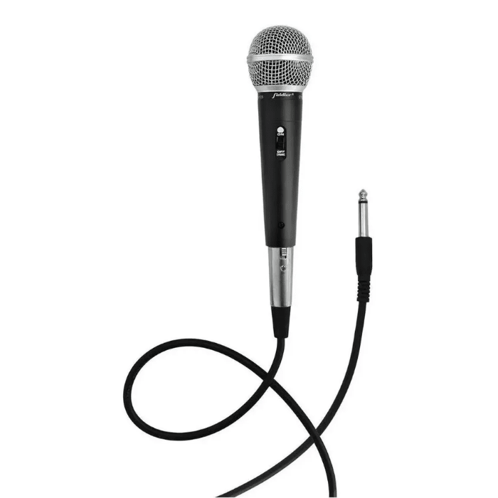 Micrófono Alámbrico Con Cable 4mts Fiddler2