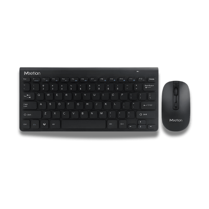 Kit Teclado y Mouse Inalámbrico Meetion Mini4000 Negro2