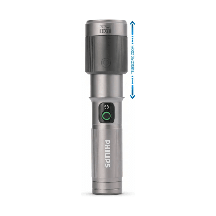 Linterna Recargable Philips LED 60W 4.500 mAh Zoom2