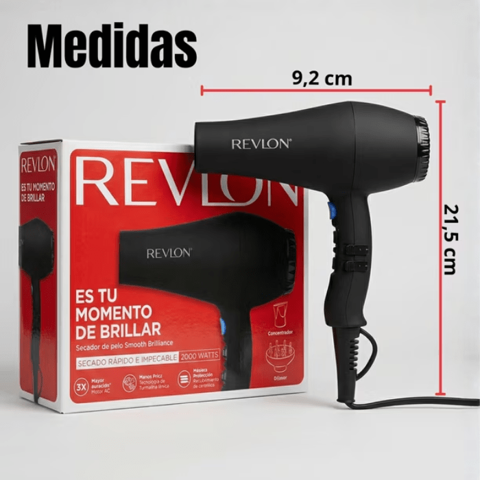 Revlon Secador Smooth Brilliance Motor Ac Rvdr5251la23