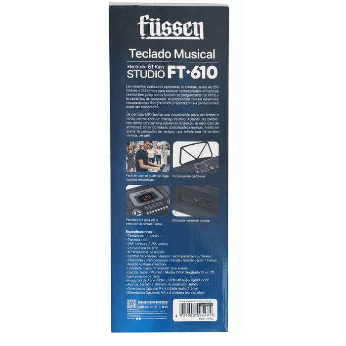 Teclado Electrónico Füssen FT-6103