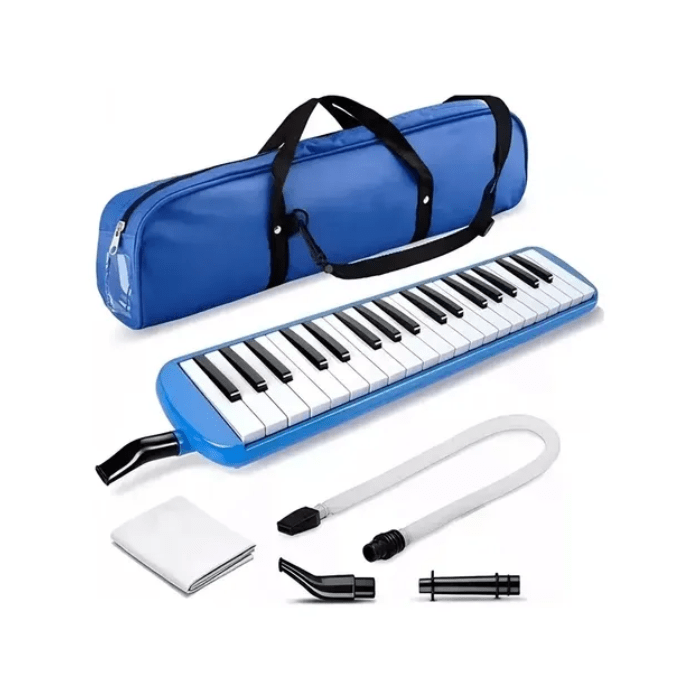 Melódica 37 Tonos Füssen con Funda y Boquilla Azul3