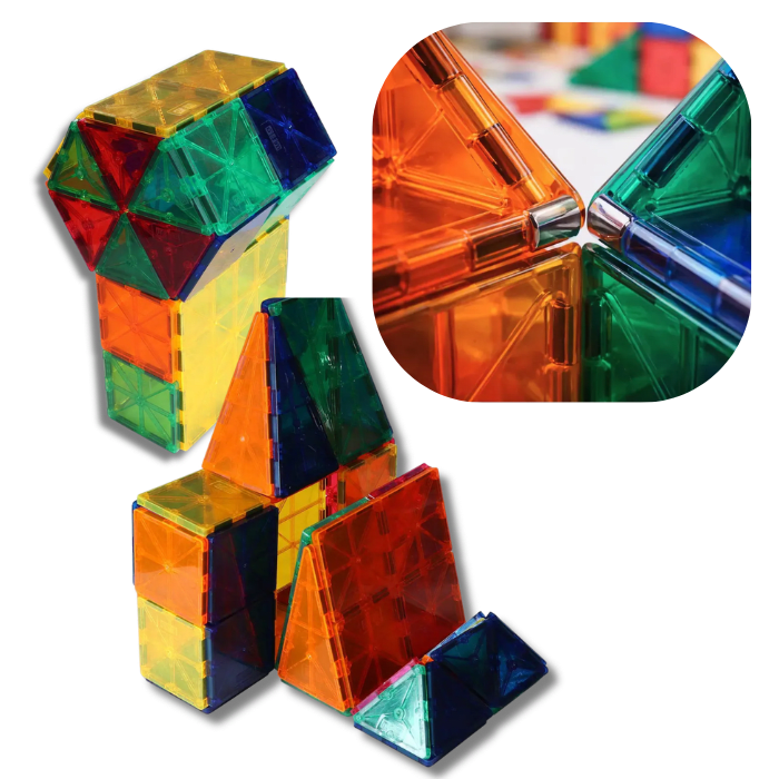 Set Bloques Magnéticos MagnetiBlock 100pcs3
