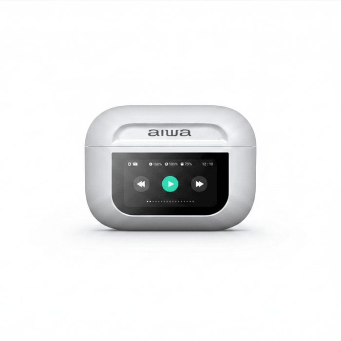Audífono Bluetooth TWS Aiwa AW-TWSGPRO Pantalla Blanco3