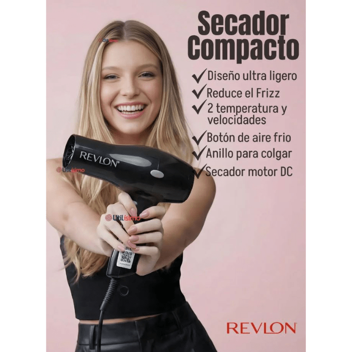 Secador Revlon Iónico Negro RVDR5260BLA23