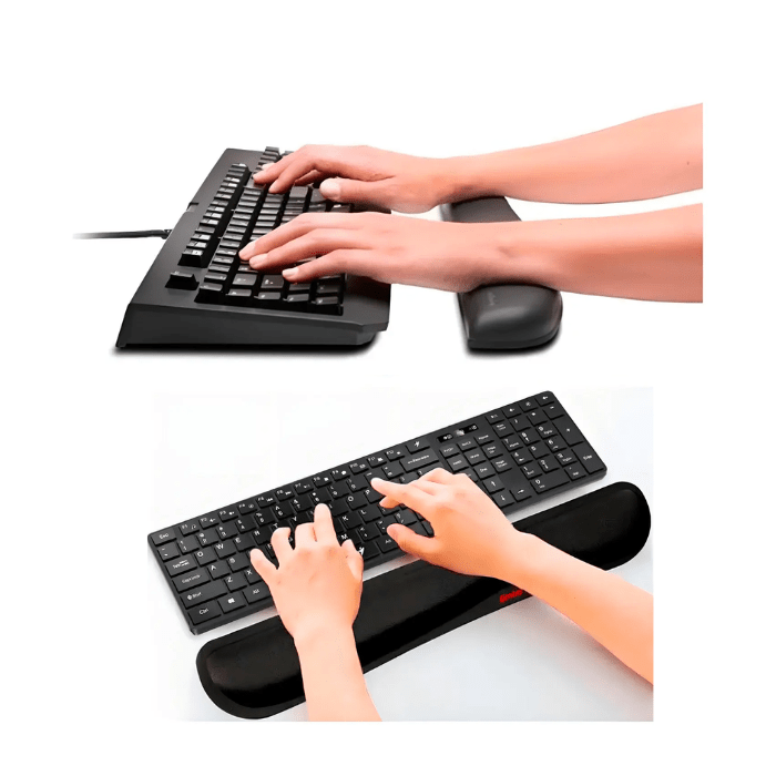 Apoya Muñecas Teclado Genius Gel Negro4