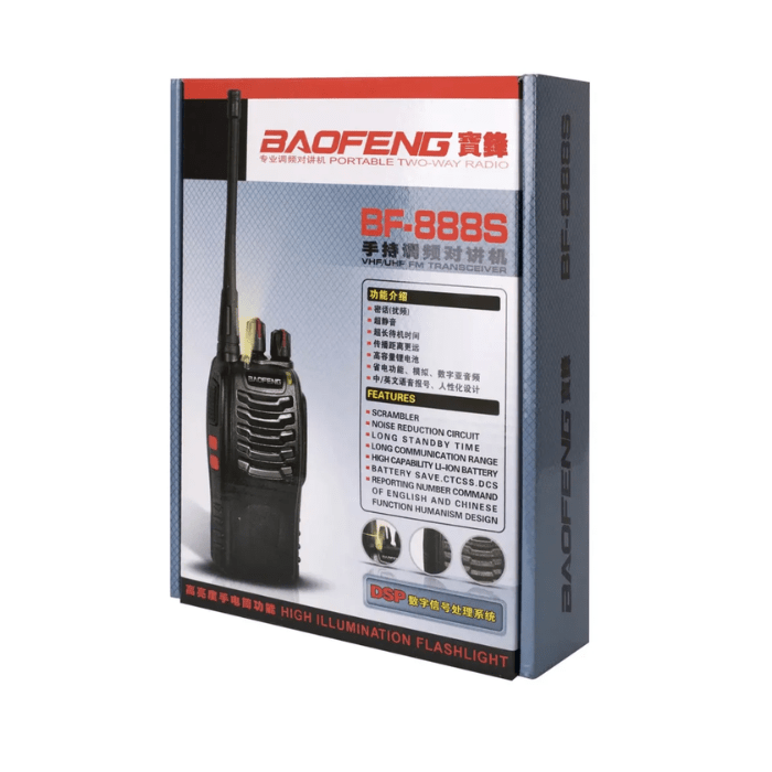 Transmisor Radio Baofeng 2 Vías Kit BF-666S Negro4