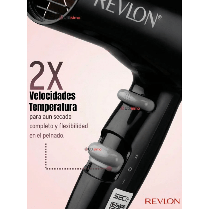 Secador Revlon Iónico Negro RVDR5260BLA25