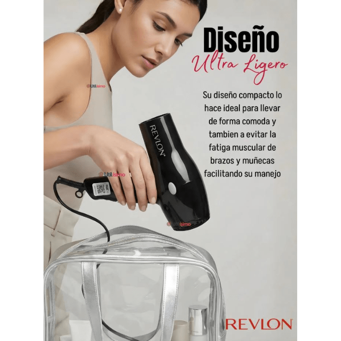 Secador Revlon Iónico Negro RVDR5260BLA26