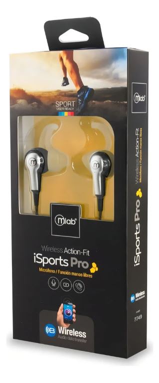 Audífono Bluetooth In-Ears Mlab Action Fit3