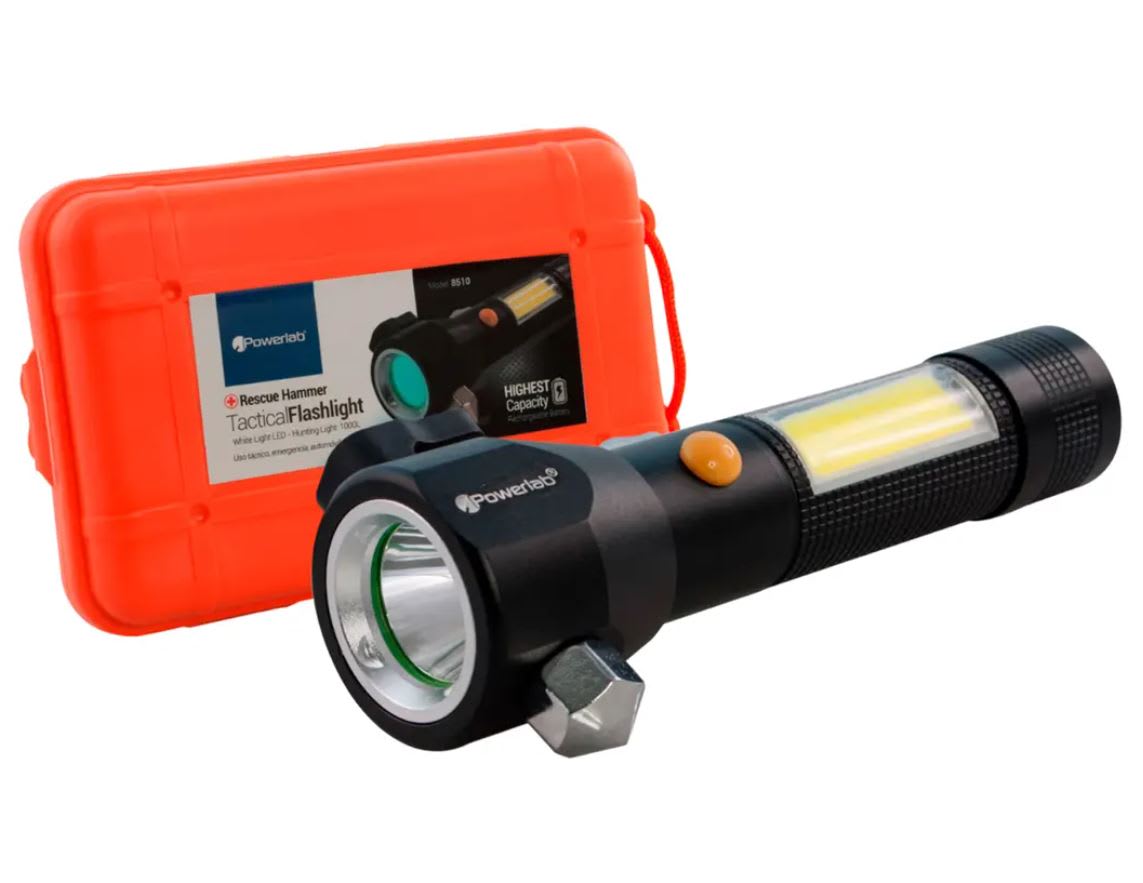 Linterna Powerlab LED Magnética Seguridad2