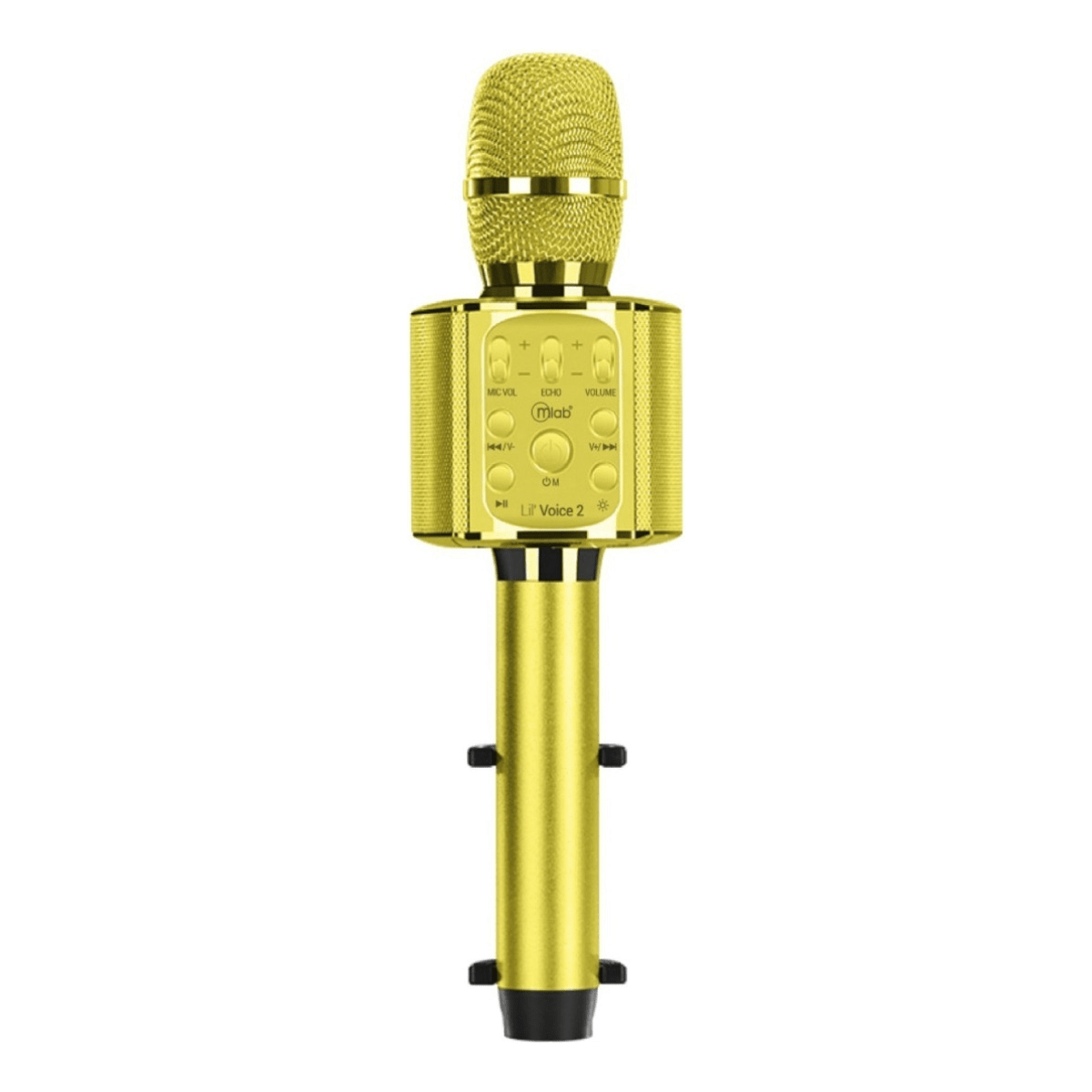 Micrófono Karaoke Mlab Lil' Voice Fun+ Bluetooth/TWS Dorado3