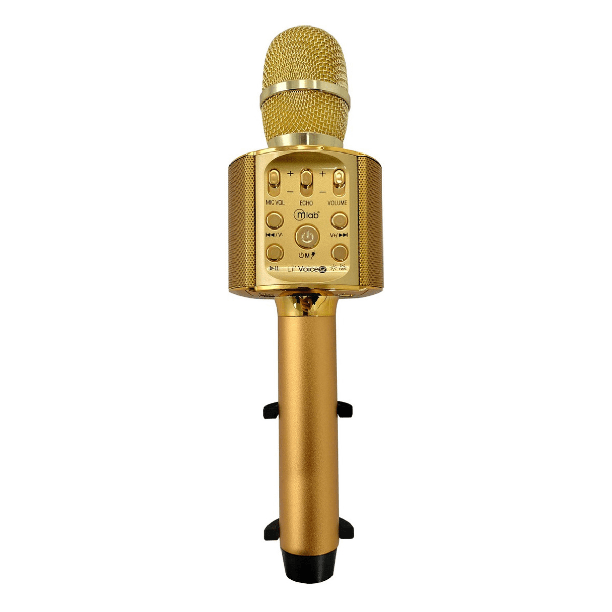 Micrófono Karaoke Mlab Lil' Voice Fun+ Bluetooth/TWS Dorado2