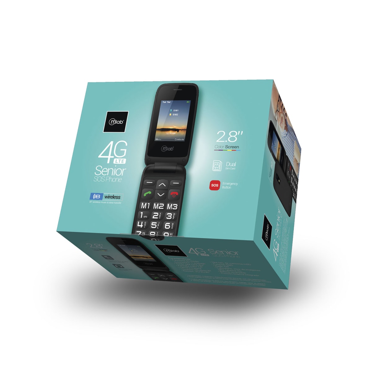 Celular Senior MLab Dual SIM 09204 Negro1
