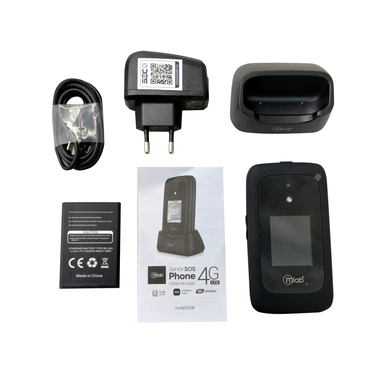 Celular Senior MLab Dual SIM 09338 Negro3
