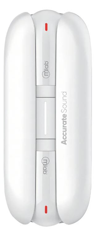 Audífono Bluetooth TWS Mlab Accurate Sound Blanco2