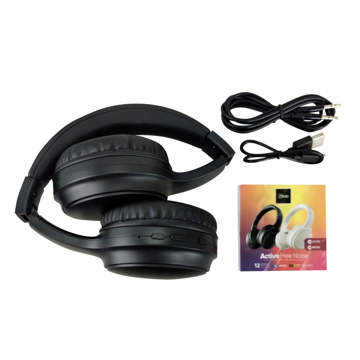 Audífono Bluetooth Mlab ANC+ENC Active Free Noise2