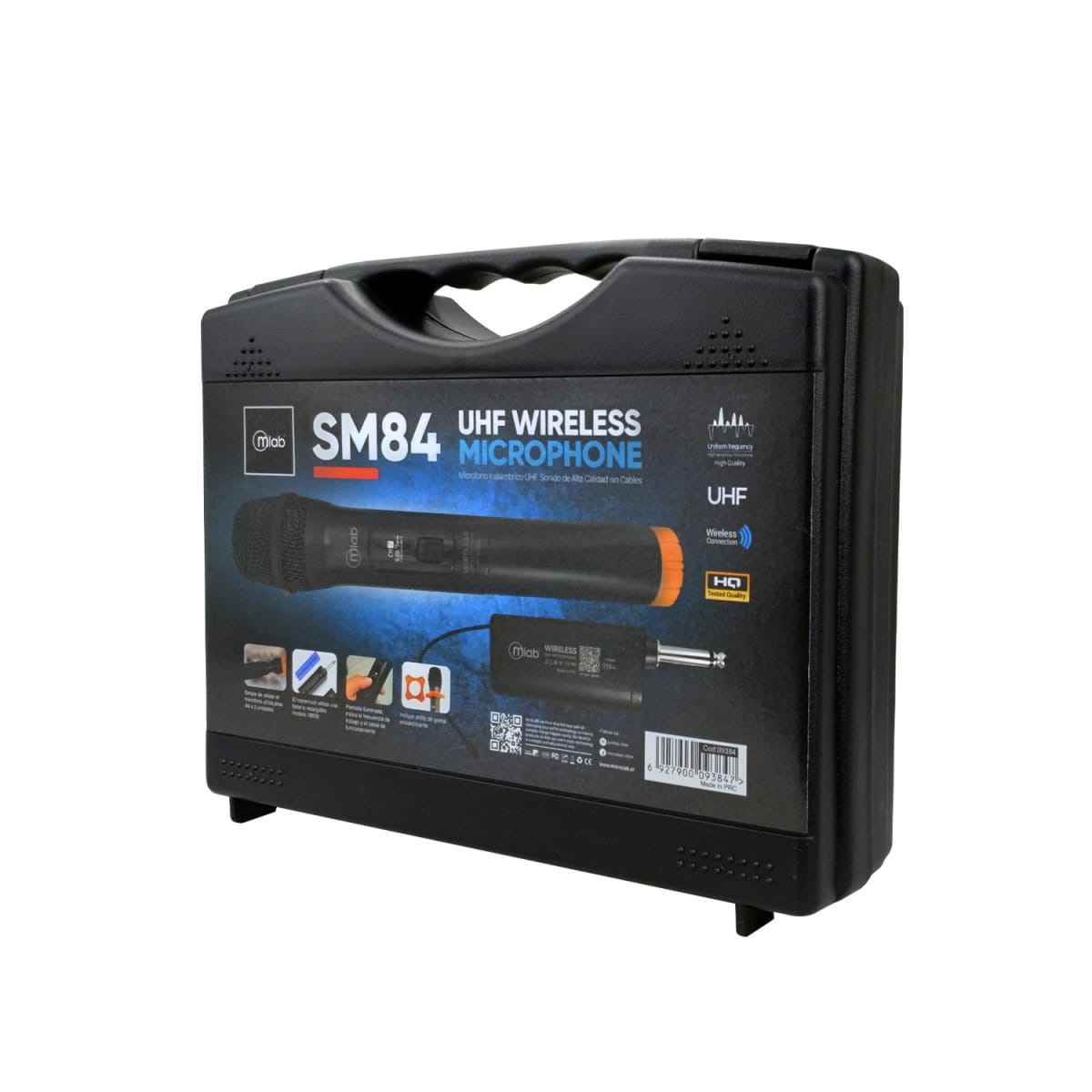 Micrófono Inalámbrico Mlab UHF Recargable4