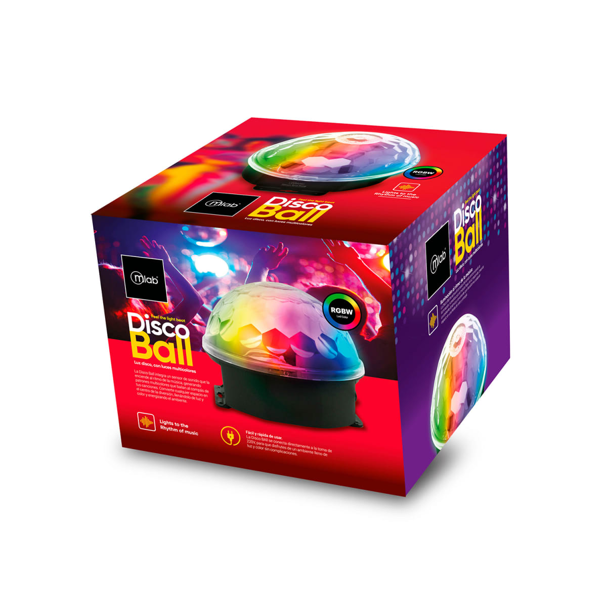 Mlab Disco Ball Rgb Mic Music4