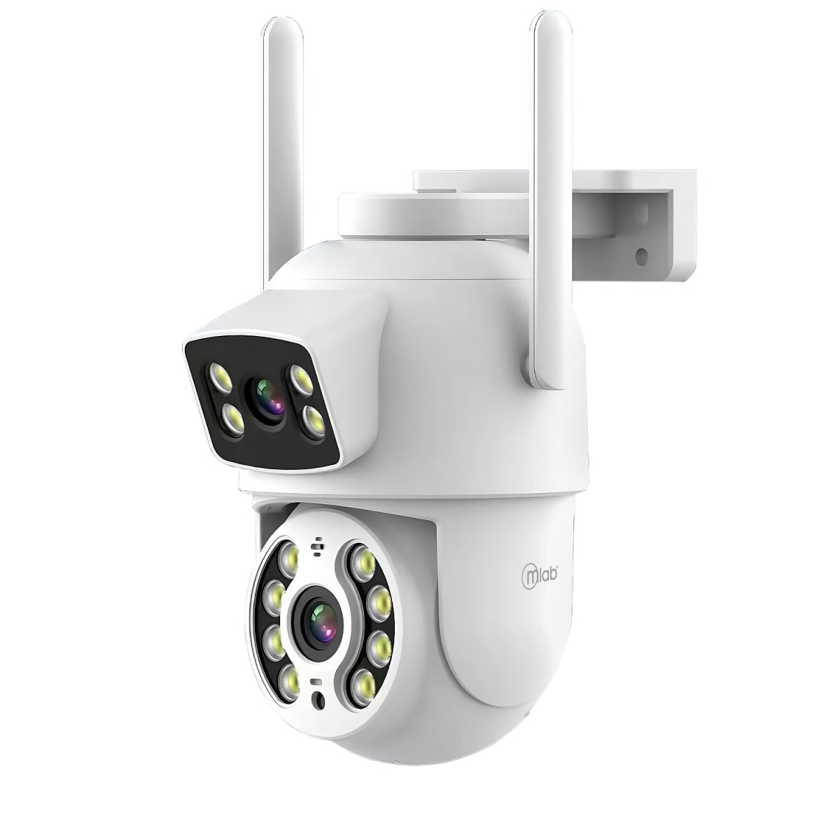 Cámara IP Mlab Wi-Fi Dual Lens 1080p IP65 Exterior1
