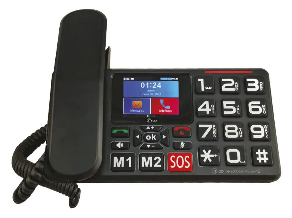 Teléfono Senior Escritorio Mlab 4G Botones Grandes 094401