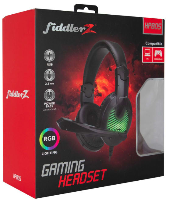Audífono Fiddler Gamer Retroiluminado HP8054