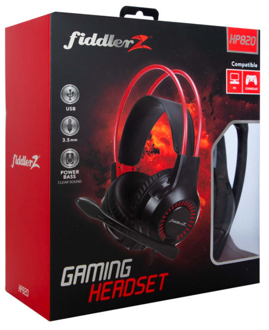 Audífono Fiddler Gamer Retroiluminado HP8203