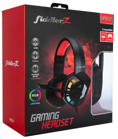 Audífono Fiddler Gamer Retroiluminado HP837 Rgb3