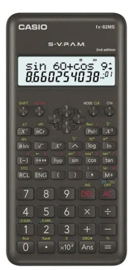 Calculadora Casio FX-82MS Científica Segunda Edición1