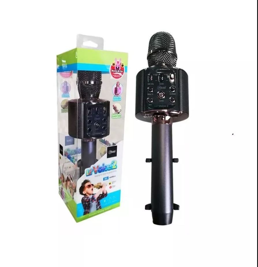 Micrófono Karaoke Mlab Lil’ Voice Fun+ Bluetooth/TWS Negro6