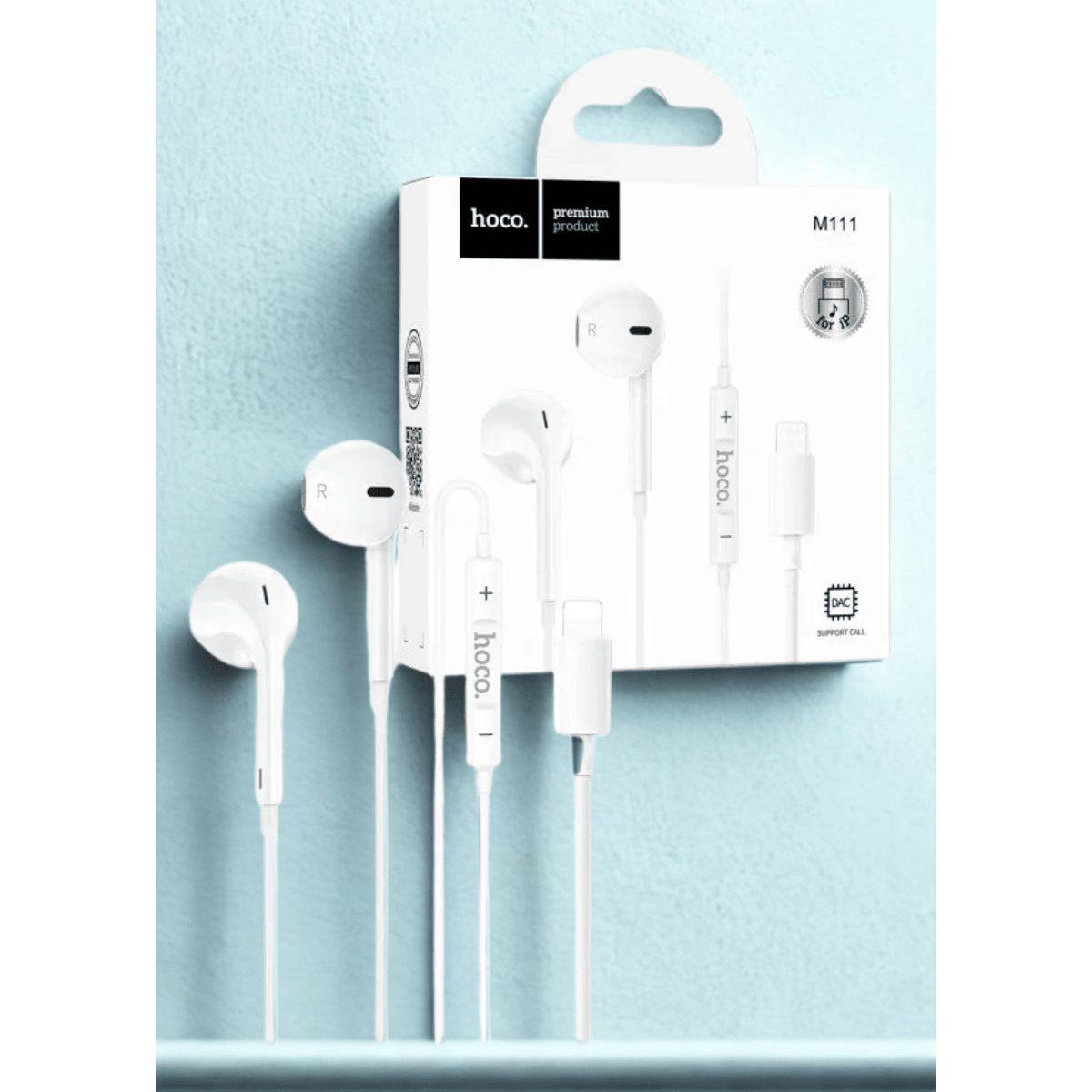 Audífonos Manos Libres Hoco M111 Lightning1