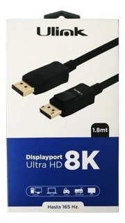 Cable Display Port Ulink 4K/HDR PVC 1.8m1