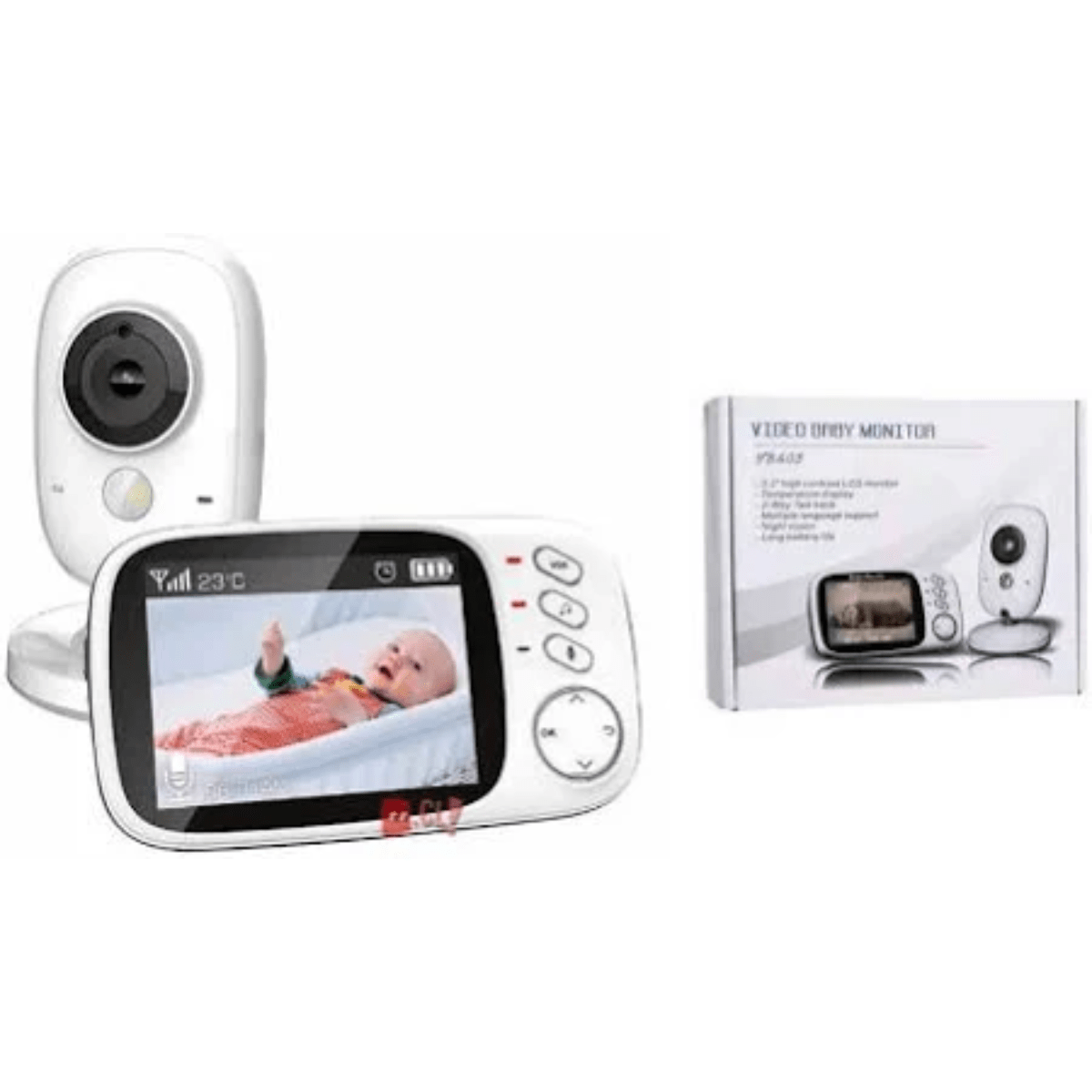 Cámara Monitor Inalámbrica Para Bebes Con Micrófono DBG11686