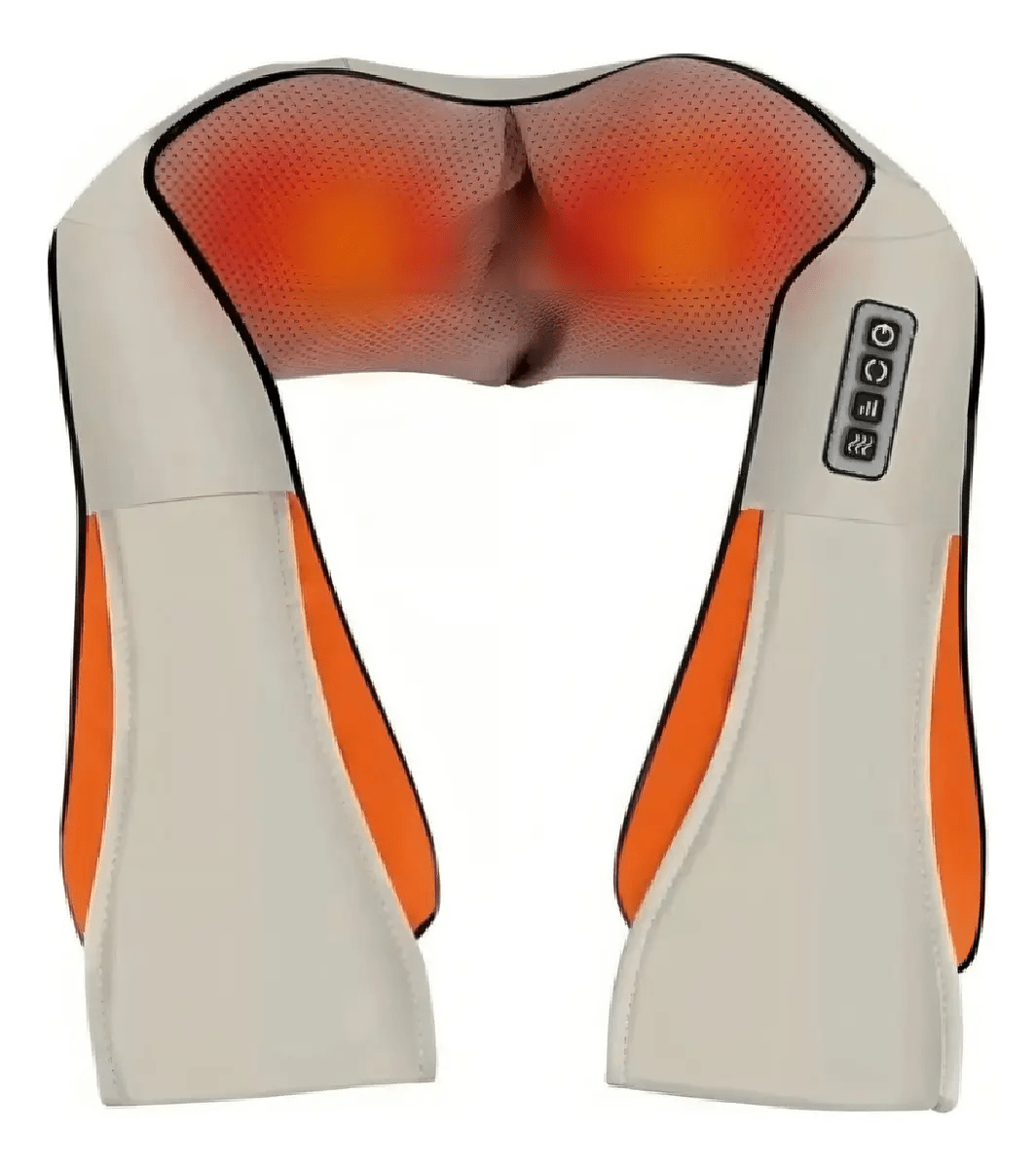 Masajeador Eléctrico Cuello Hombro Espalda Beige1