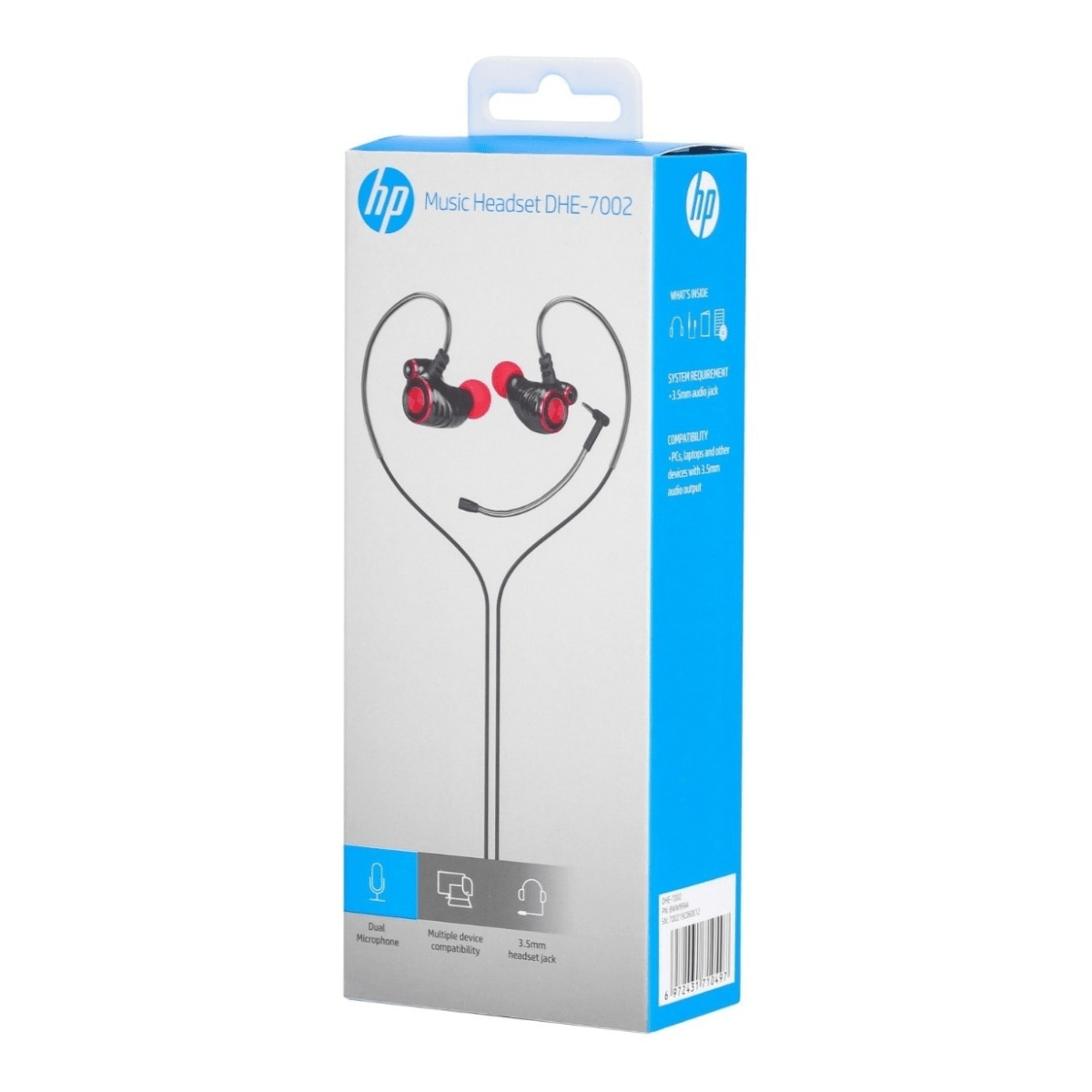 Audífono HP In-Ear con Micrófono 1 Plug 3.5mm DHE-70021