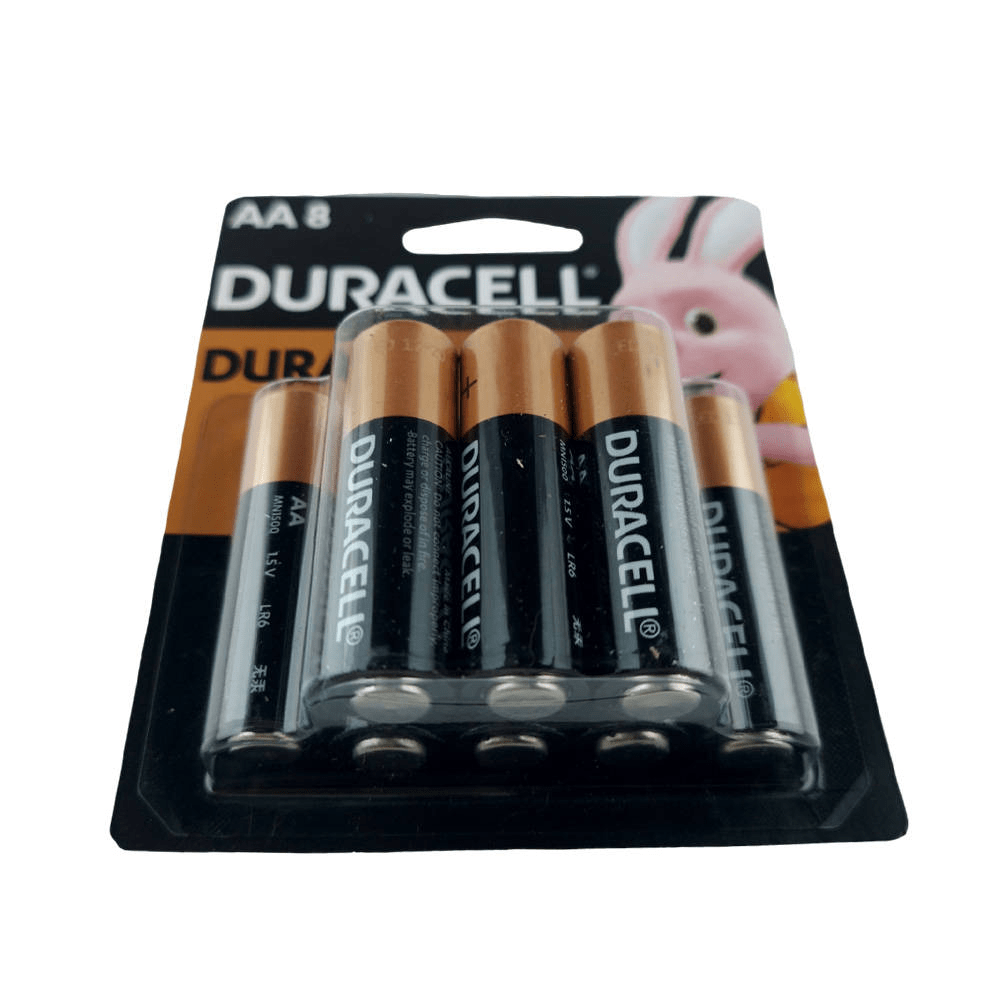 Pila Alcalina Duracell AA Blister 8un.2