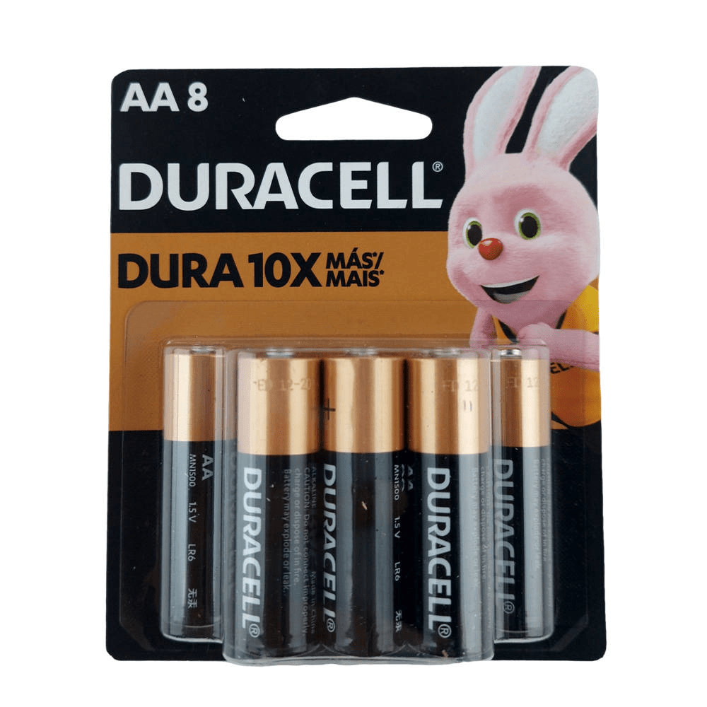 Pila Alcalina Duracell AA Blister 8un.1