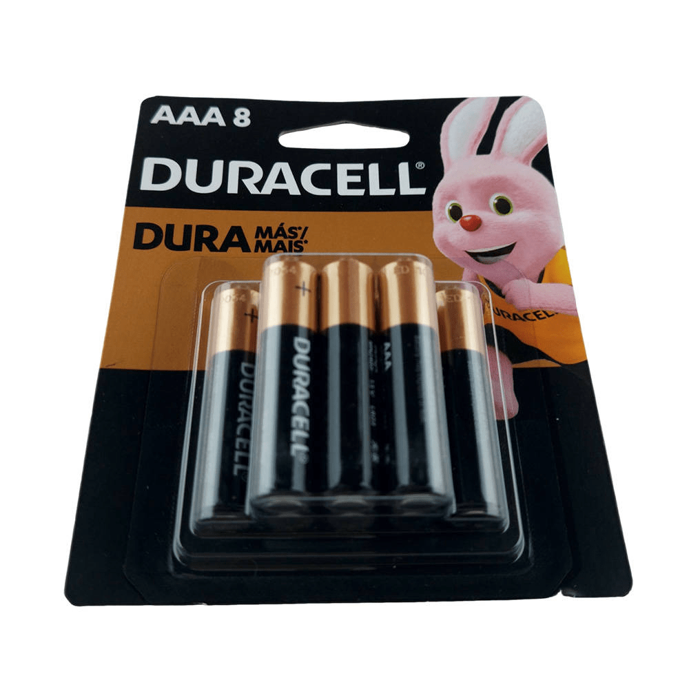 Pila Alcalina Duracell Blister 8un. AAA2