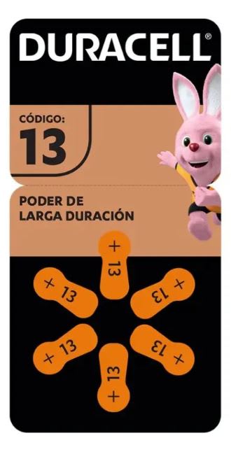 Pila Zinc-Aire Duracell N°132