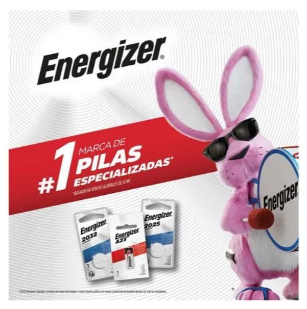 Pila Alcalina Energizer 1.5 V 2un. AAAA3