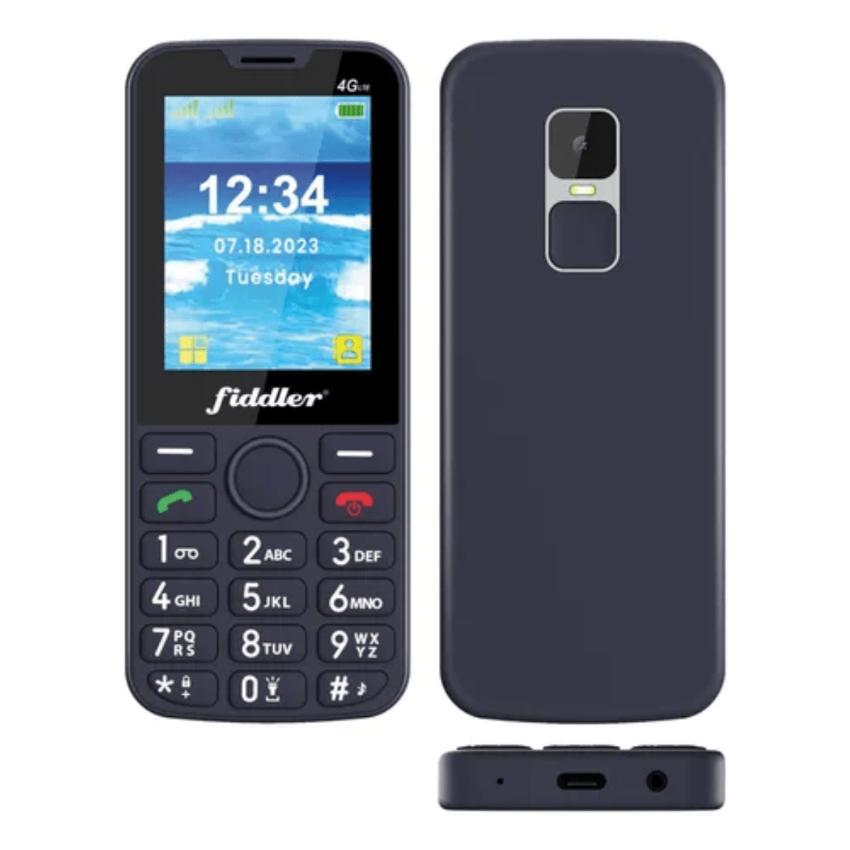 Celular Senior Fiddler 4G Bluetooth/SOS/Linterna FD-D1171