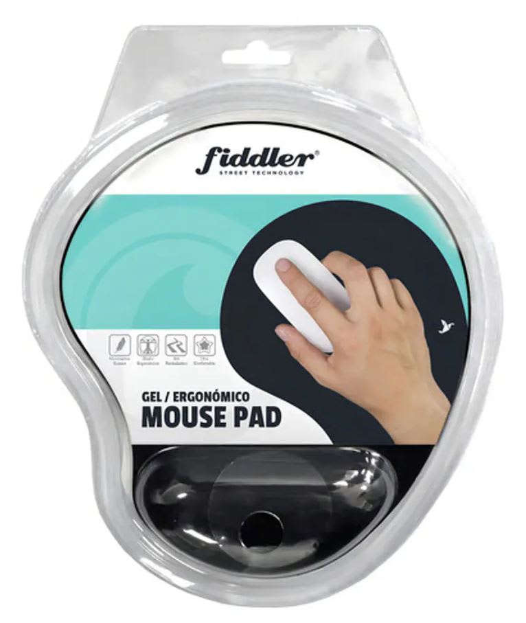 Mouse Pad Fiddler con Apoya Muñeca Gel1