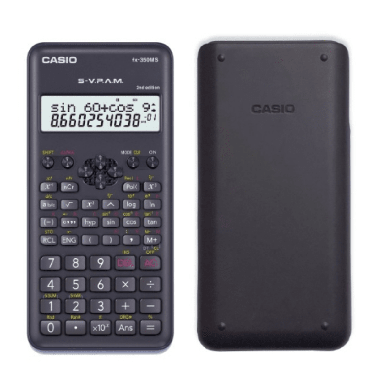 Calculadora Científica Casio FX-350MS Segunda Edición Negro2
