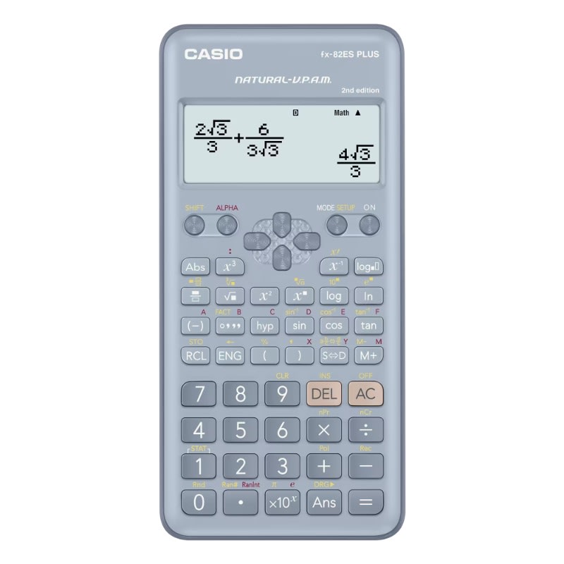 Calculadora Casio FX-82ES Plus Científica Segunda Edición2