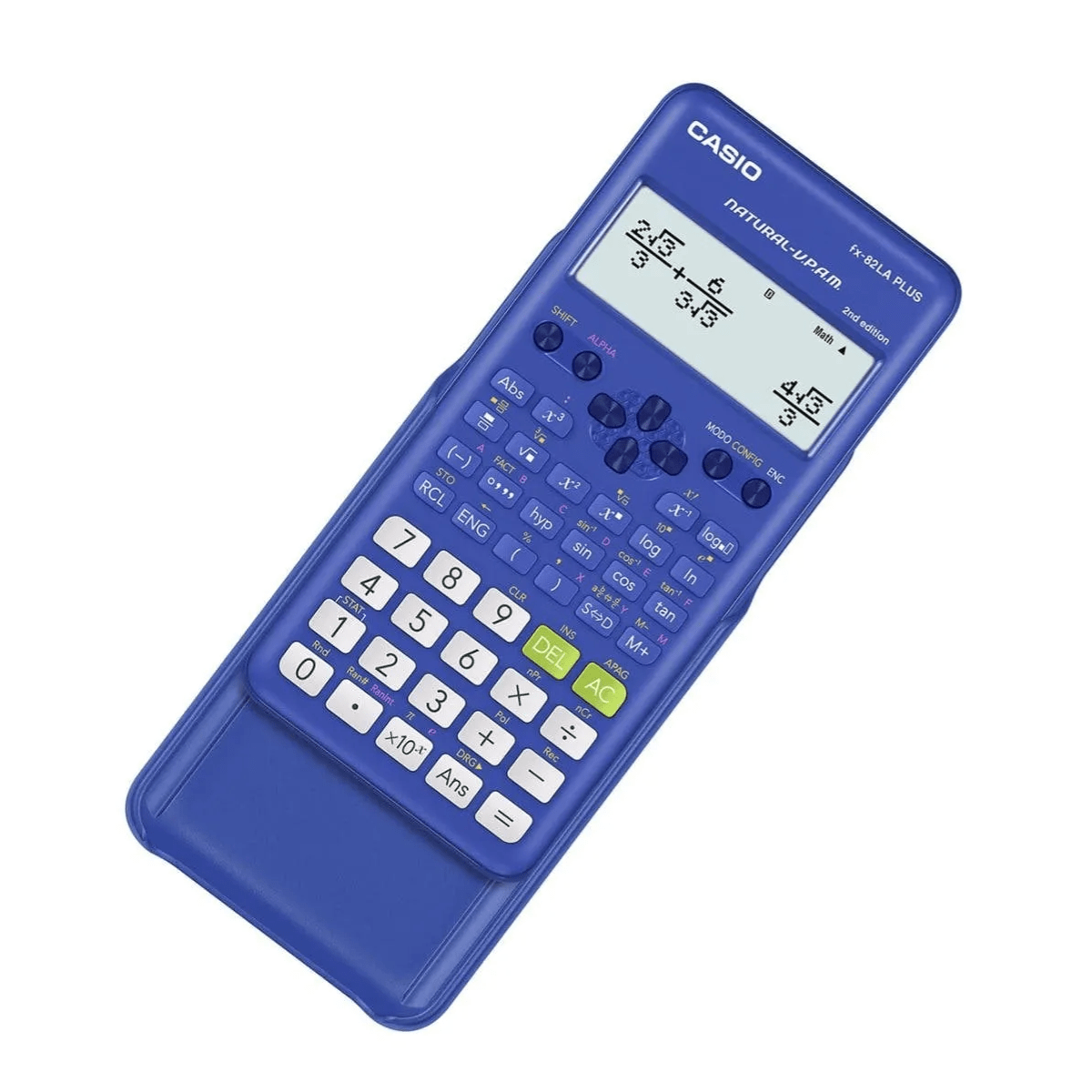 Calculadora Científica Casio FX-82LA PLUS Segunda Edición Azul FX-82LA PLUS-BU-2ND2